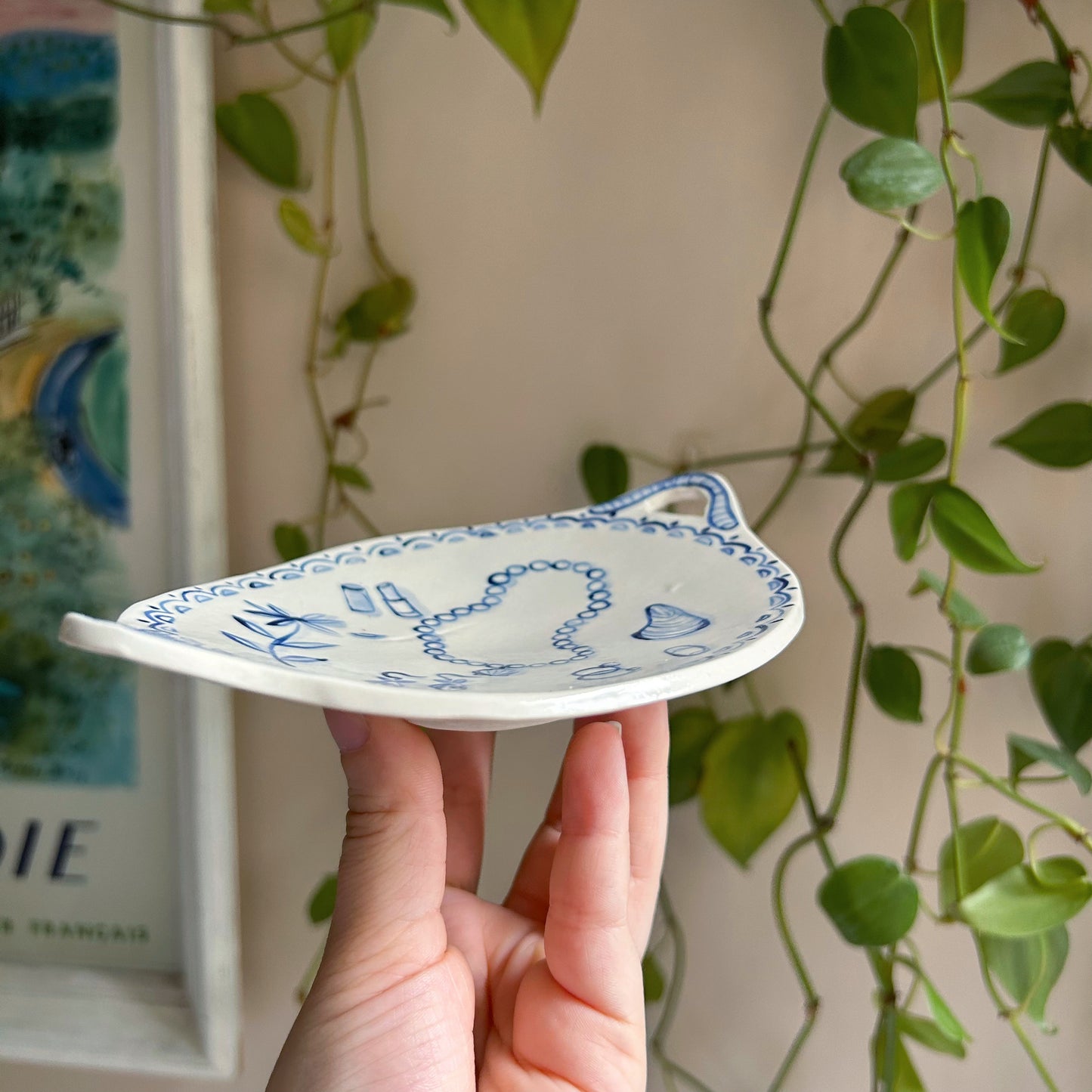 Handpainted Jewelry Plate