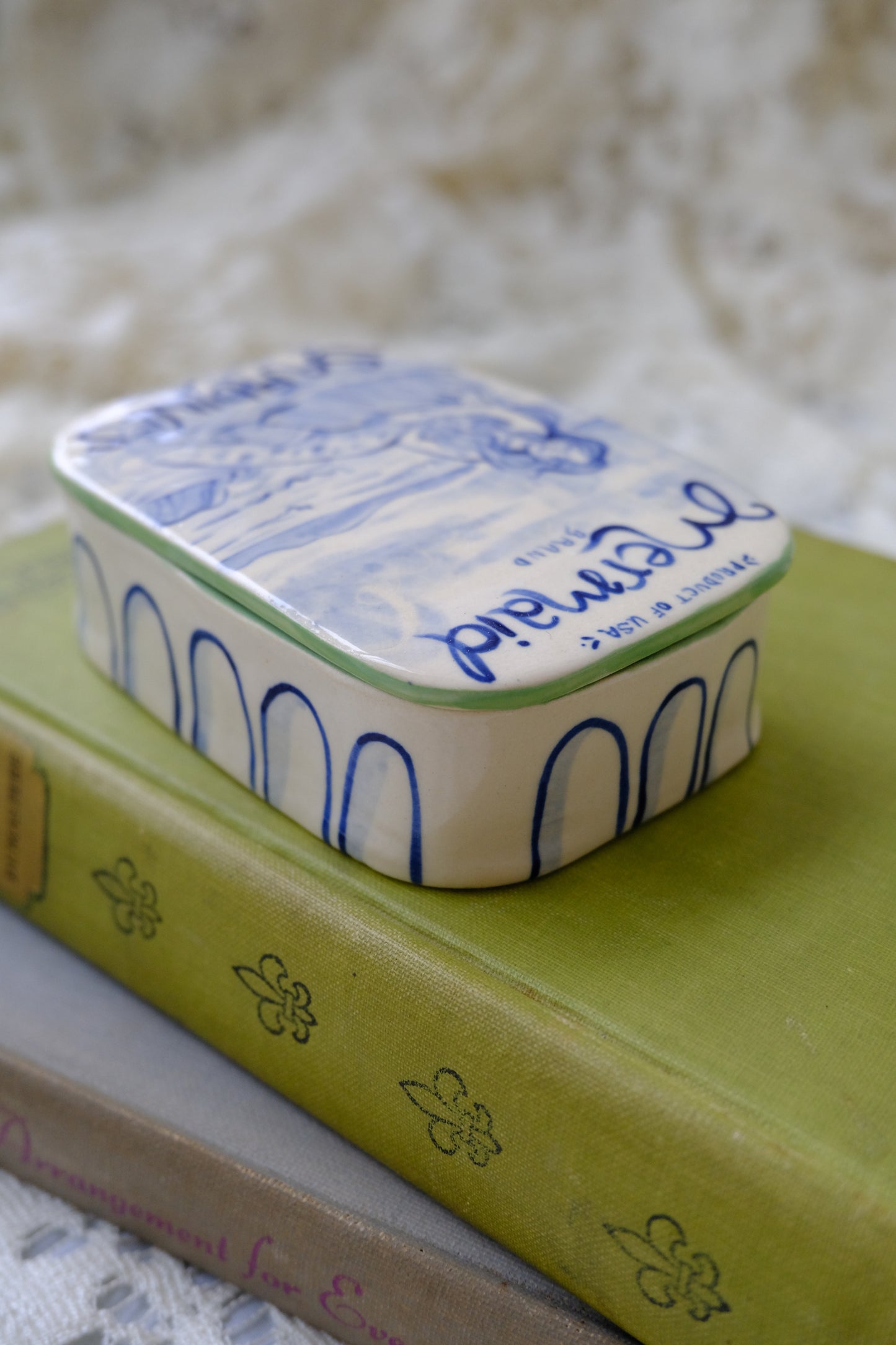 Sleepy Siren Sardine Jewelry Box