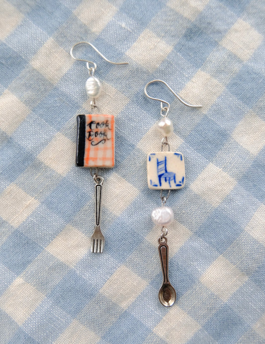 Grandma’s Kitchen Sterling Silver Earrings