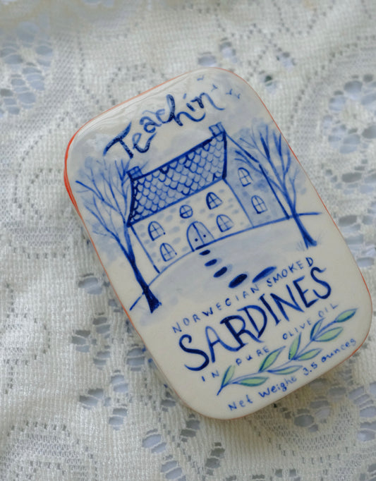 Teachín Sardine Jewelry Box