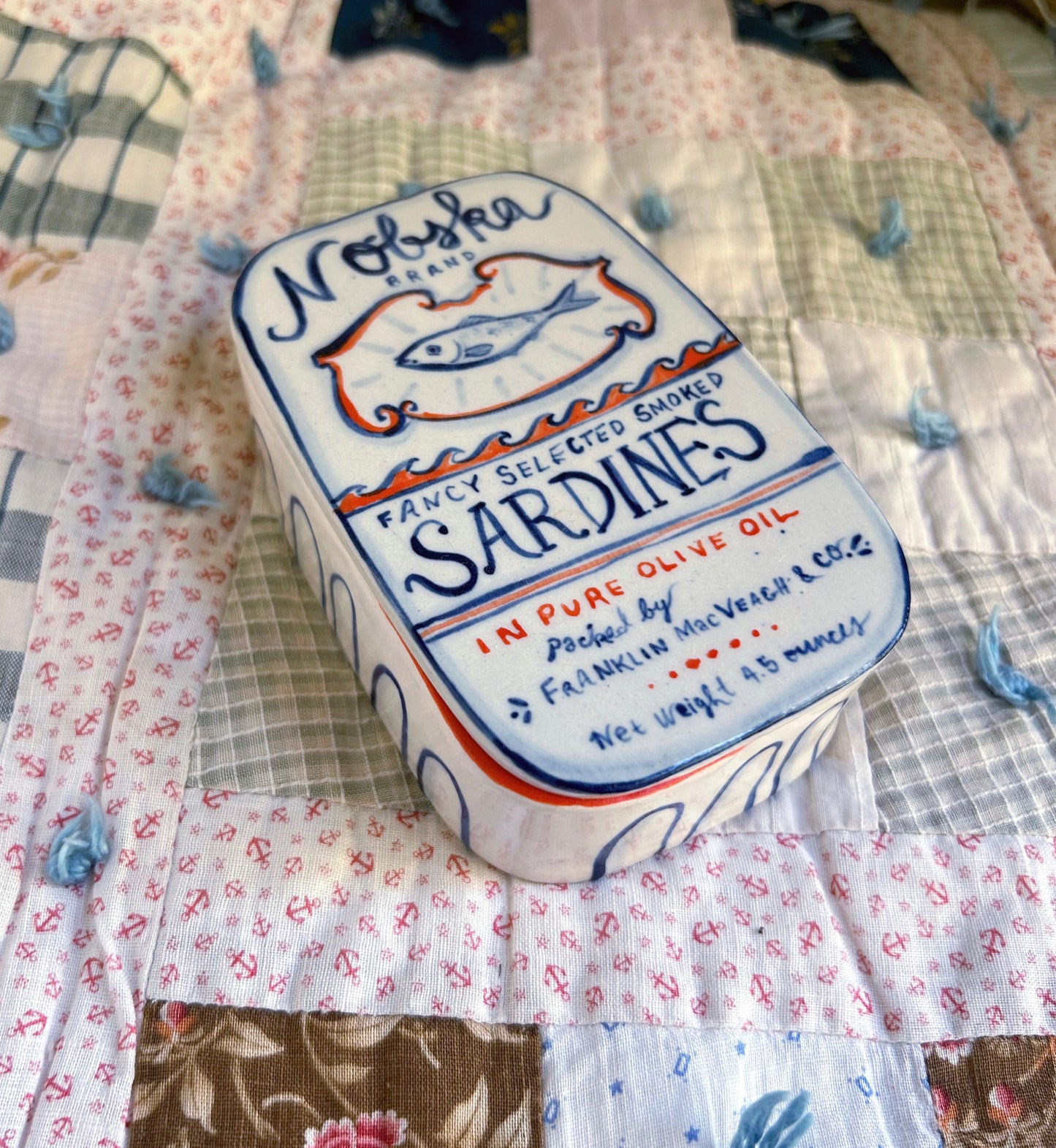 Nobska Sardines Jewlery Box