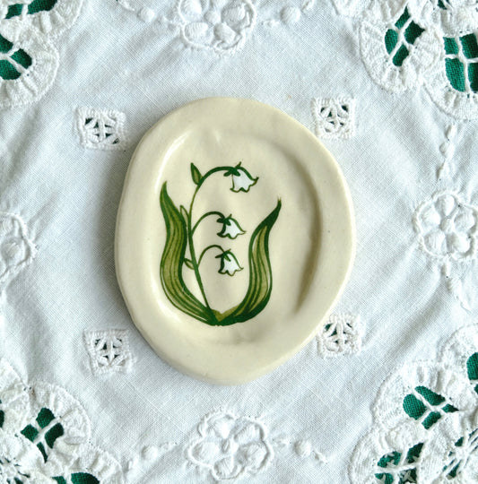 Lily of the Valley Trinket Plate