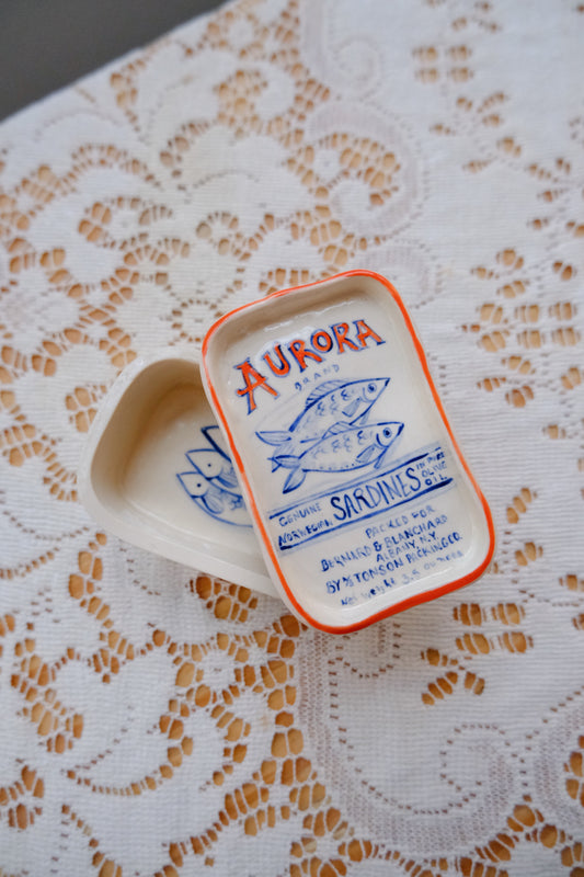Aurora Sardines Trinket Box