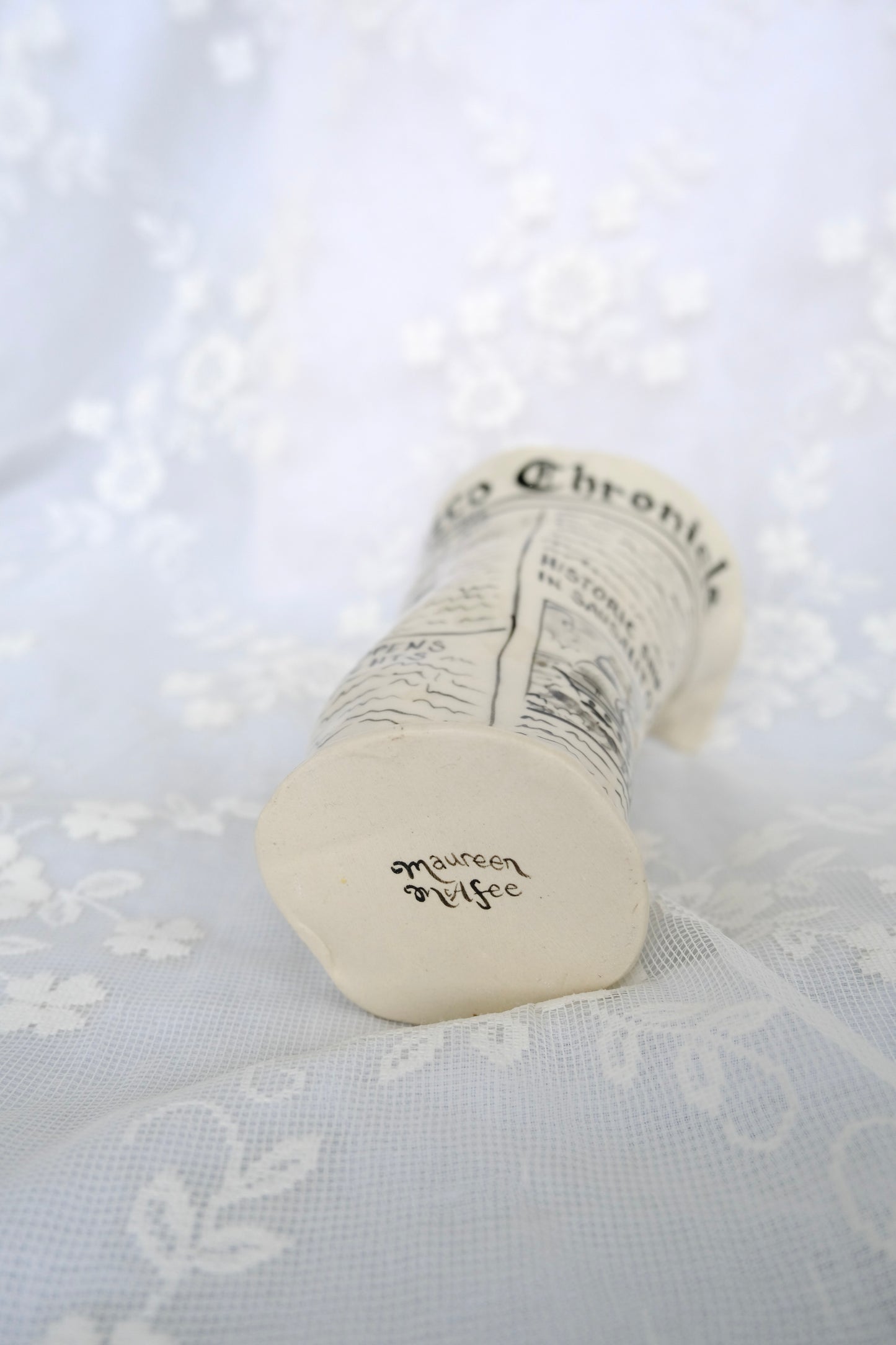 San Francisco Chronicle Newspaper Vase 2