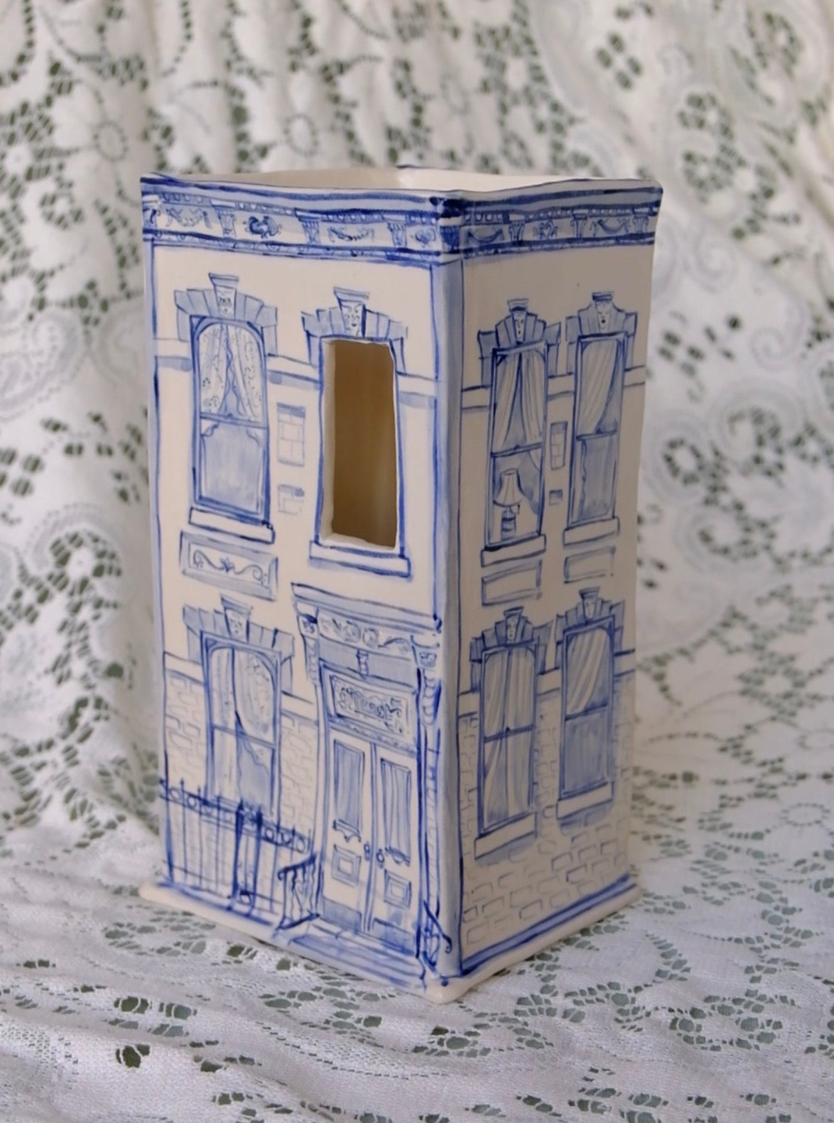 Faces and Places Apartment Vase