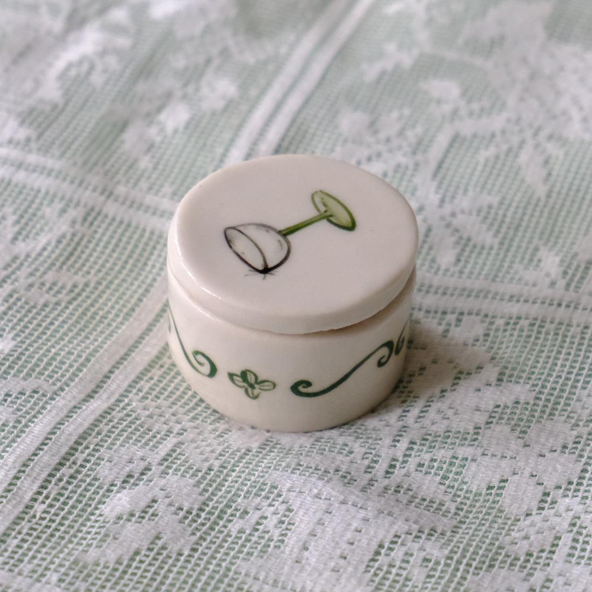 French Wine Glass Mini Jewelry Box