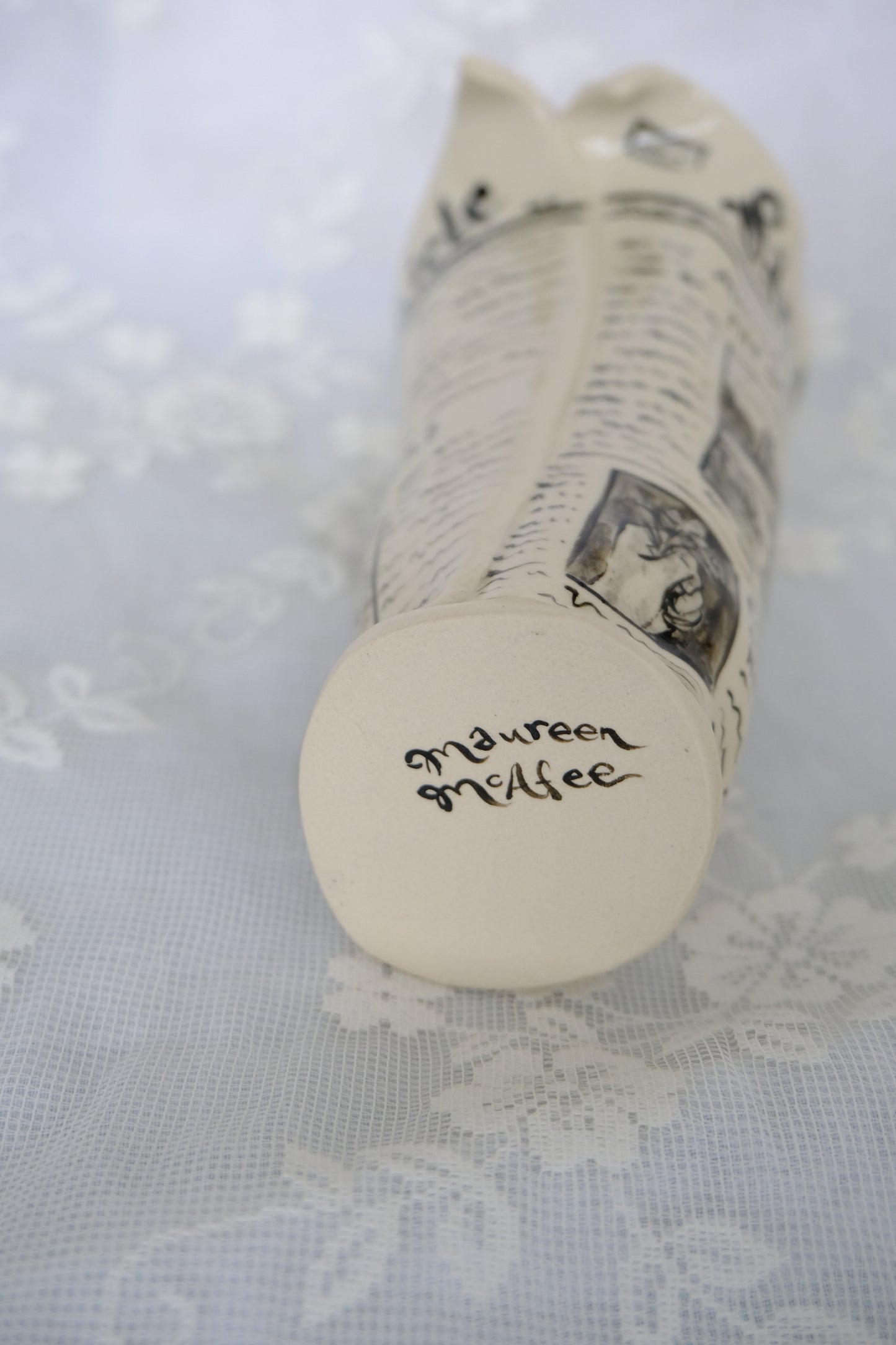 San Francisco Chronicle Newspaper Vase 1