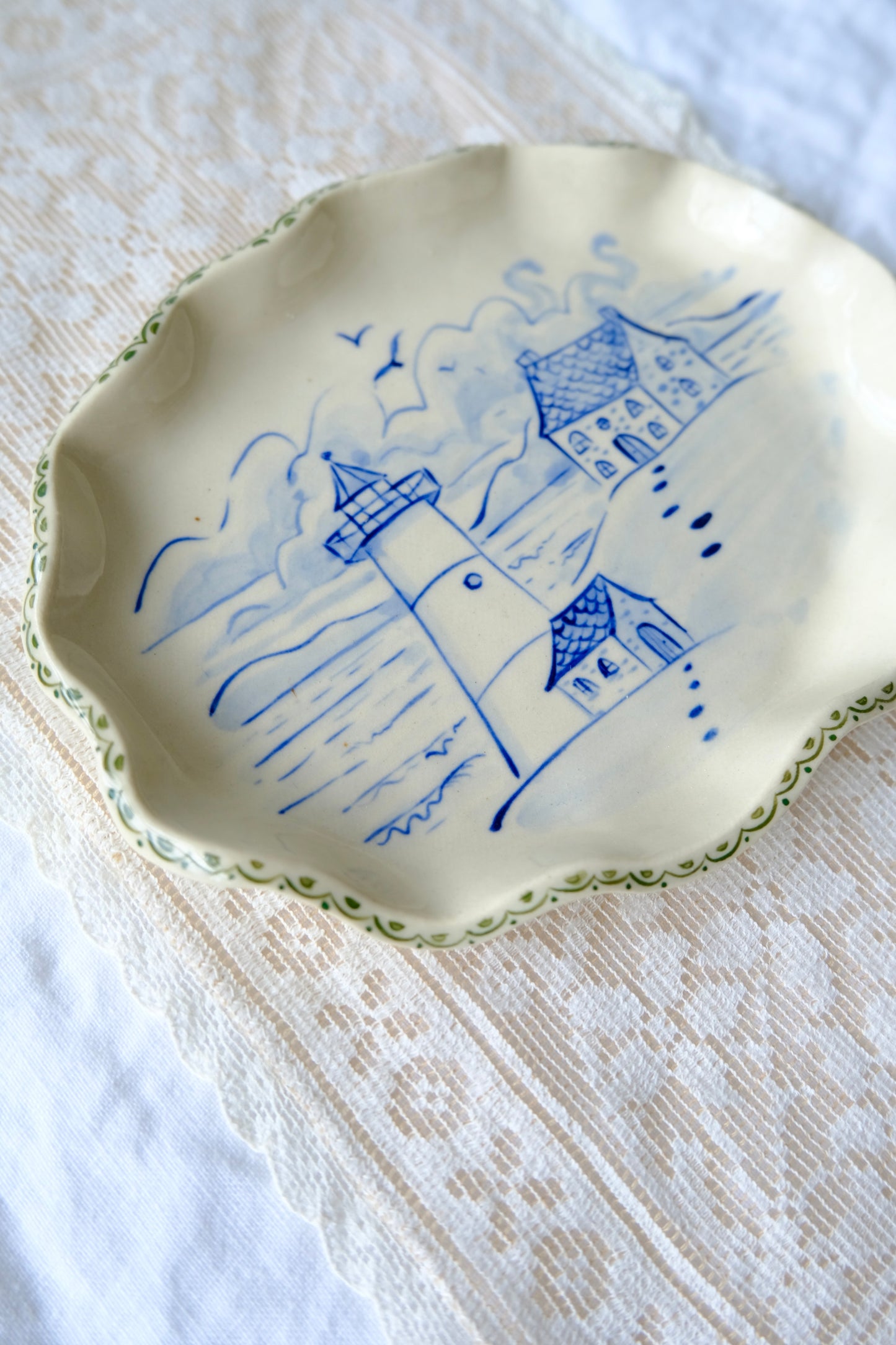 Lighthouse on a Hill Plate