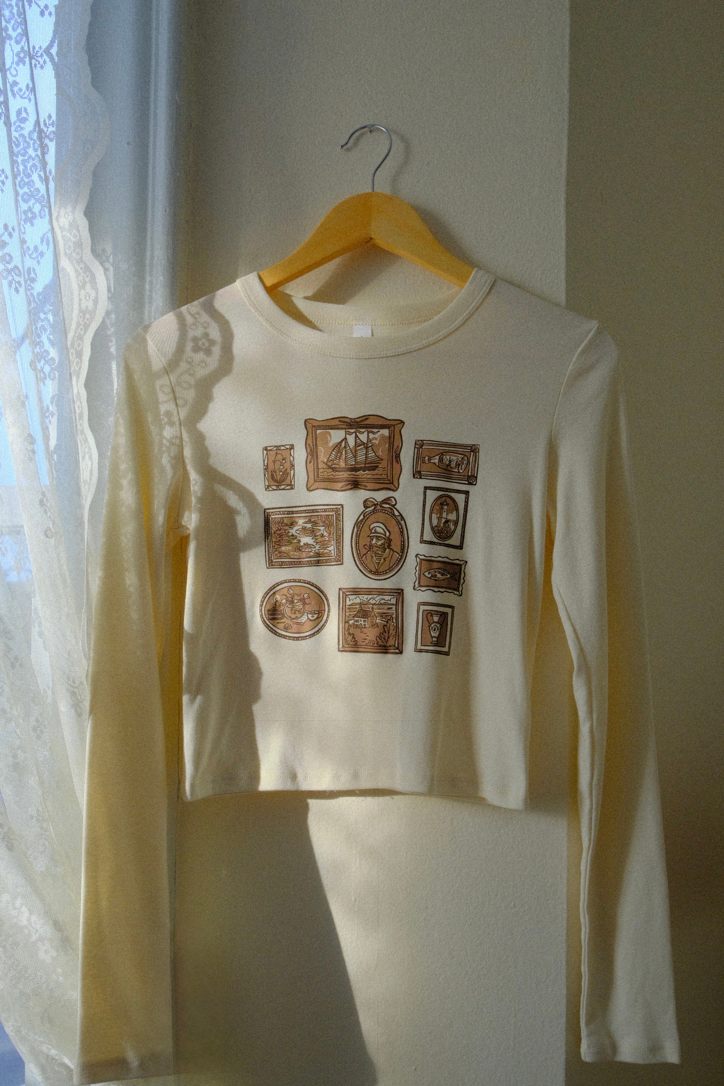 Picture This Long Sleeve Baby Tee – Thou Art Momo