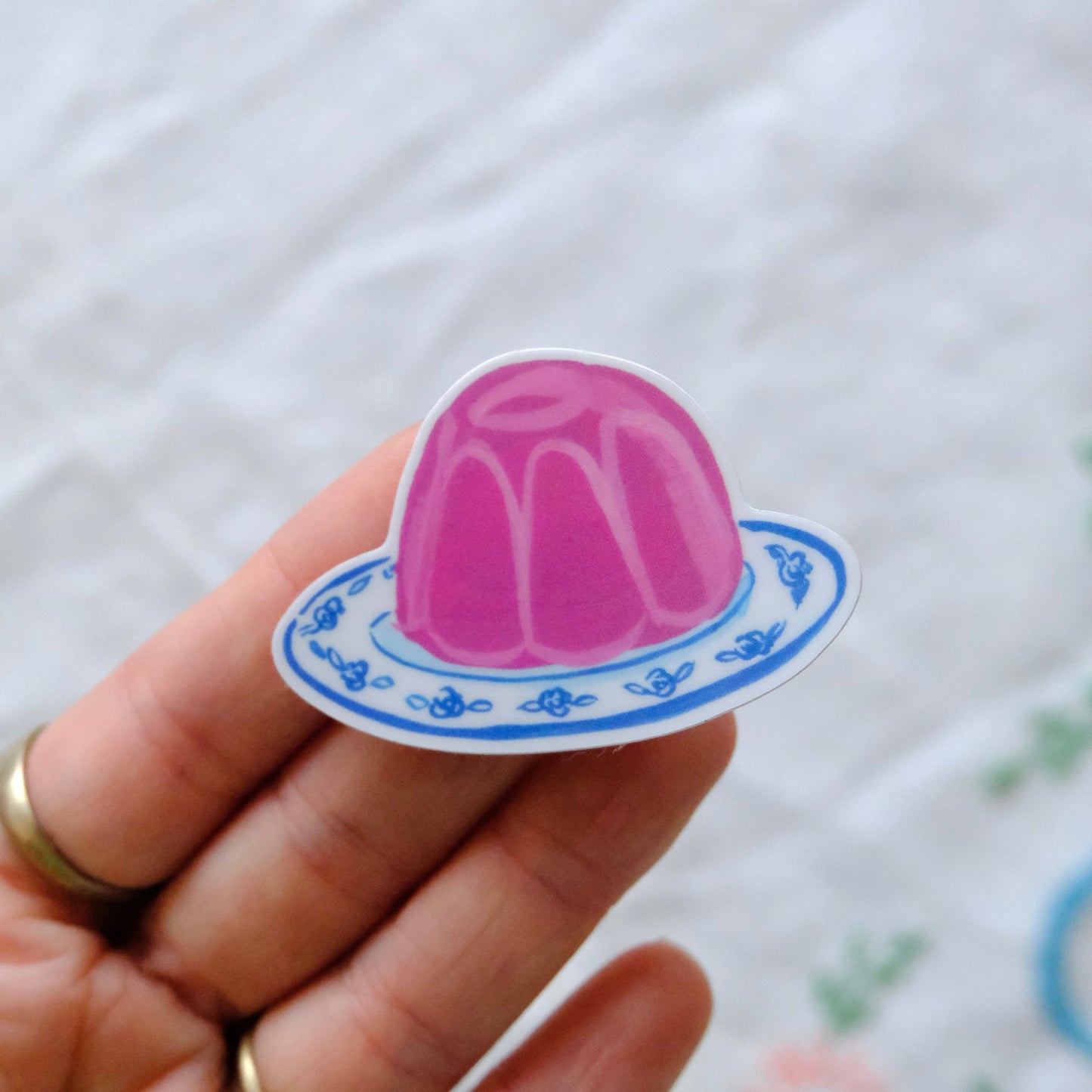 Jello Dessert Mini Matte Sticker