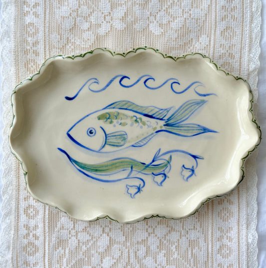 Fish and Lily Plate