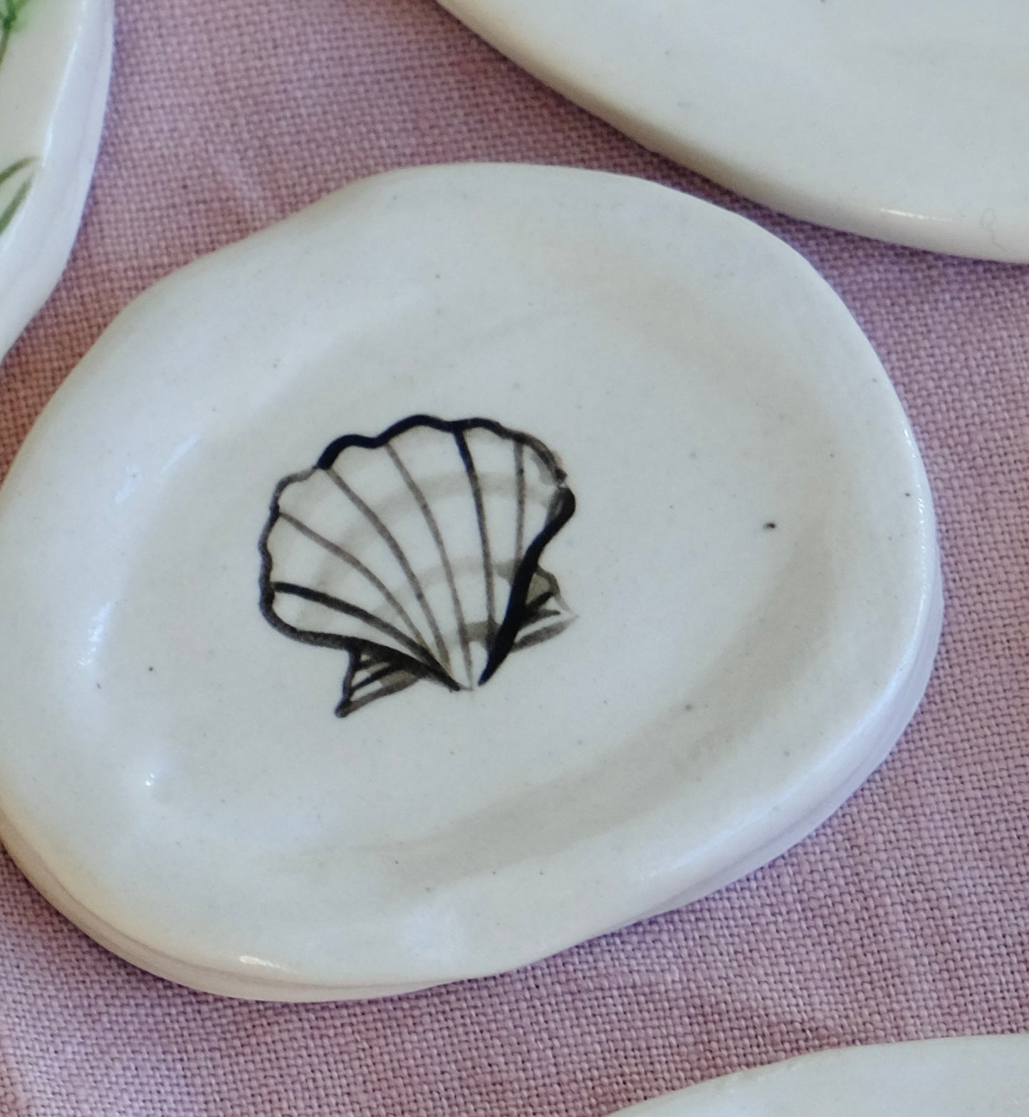 April One of a Kind Trinket Plates