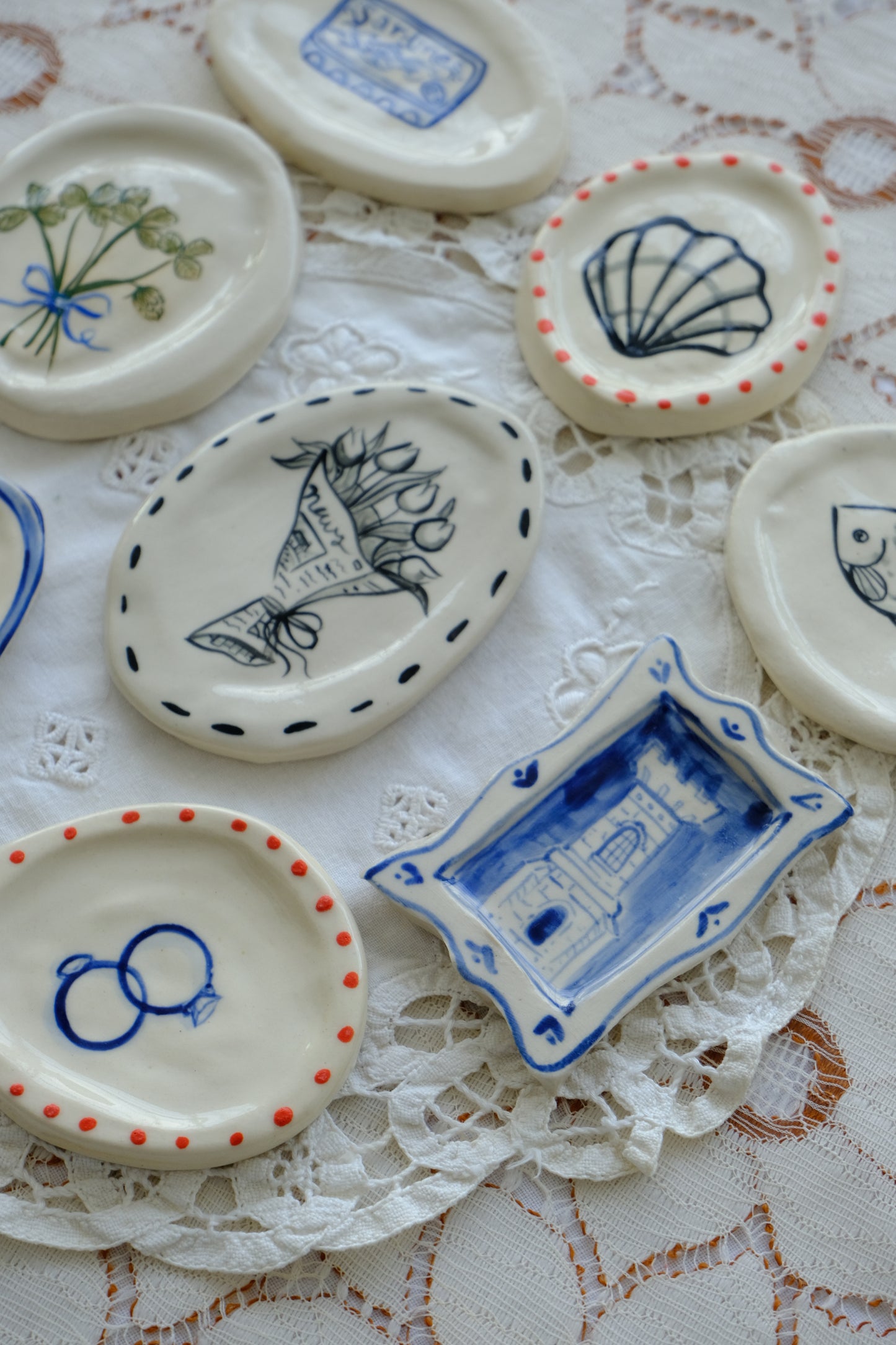 February Trinket Plates