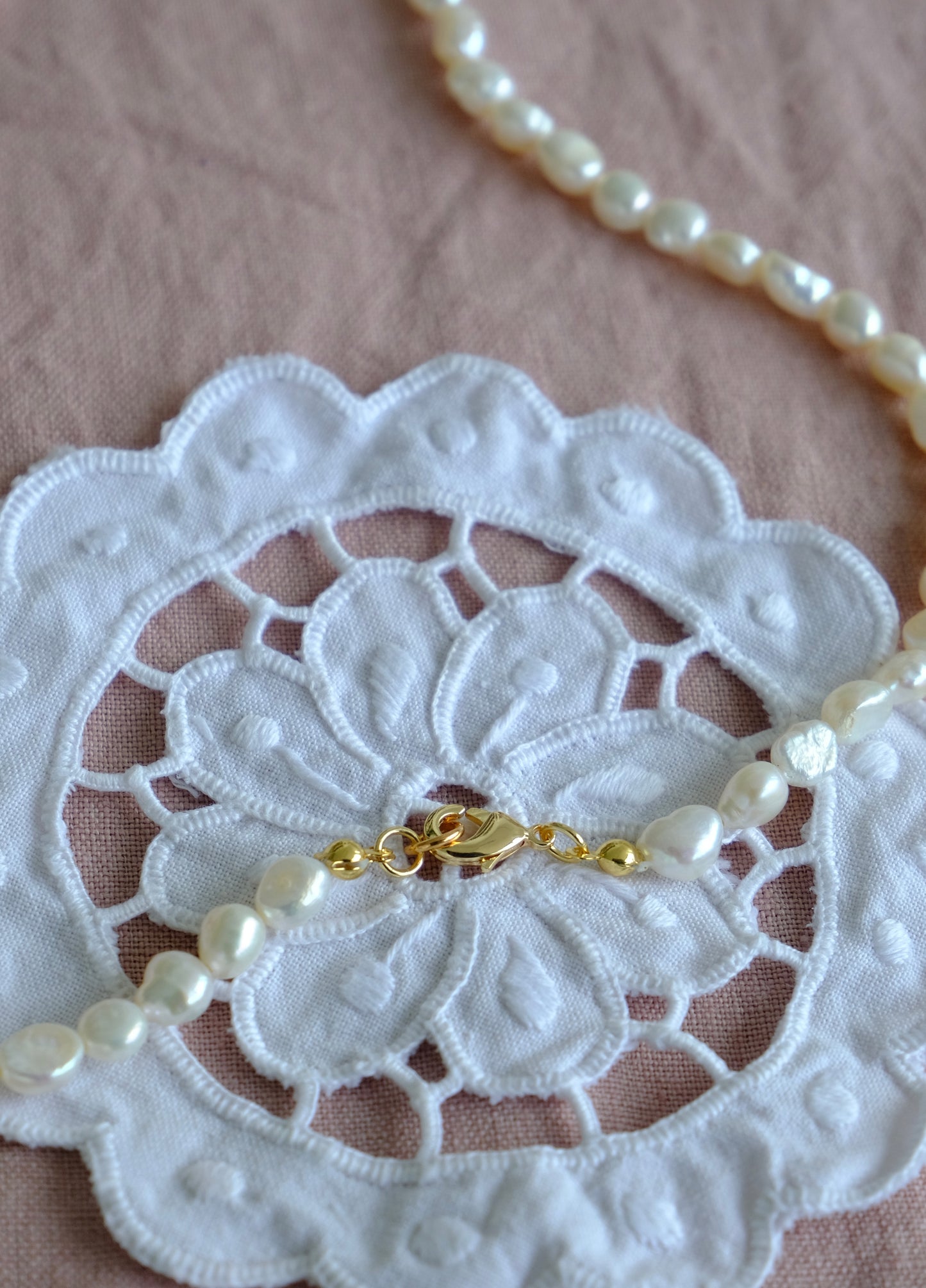 Goldfish Bowl Pearl Necklace