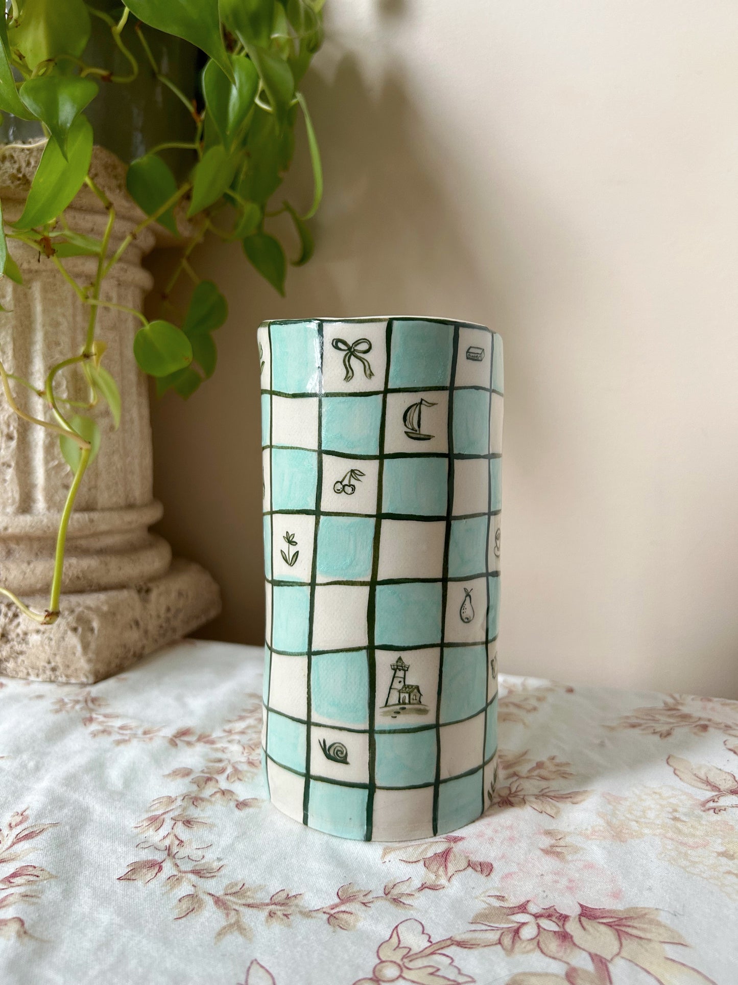 Pistachio Tile Vase