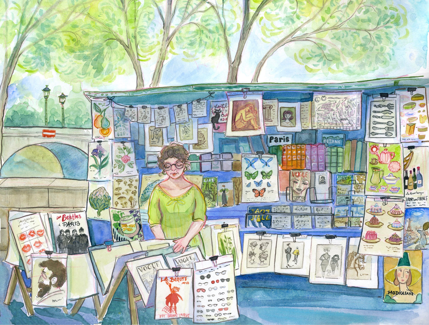 Art Prints on the Seine